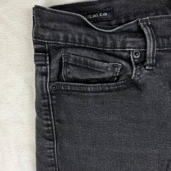 Lucky Brand Brooke Legging Jean Size 12/31 Black Wash Charcoal Skinny Leg - Picture 6 of 16